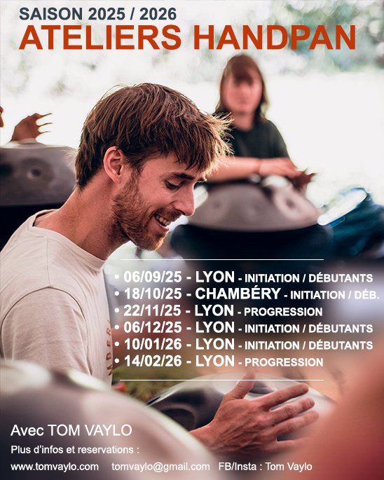 Atelier / Stage Handpan à Lyon